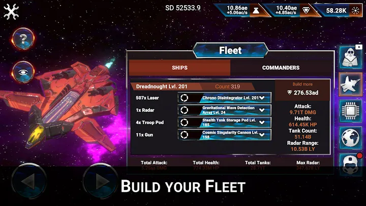 Zrzut 2 — mapa galaktyki